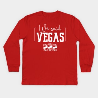 Vegas Bachelorette - Las Vegas Bach bride party Kids Long Sleeve T-Shirt